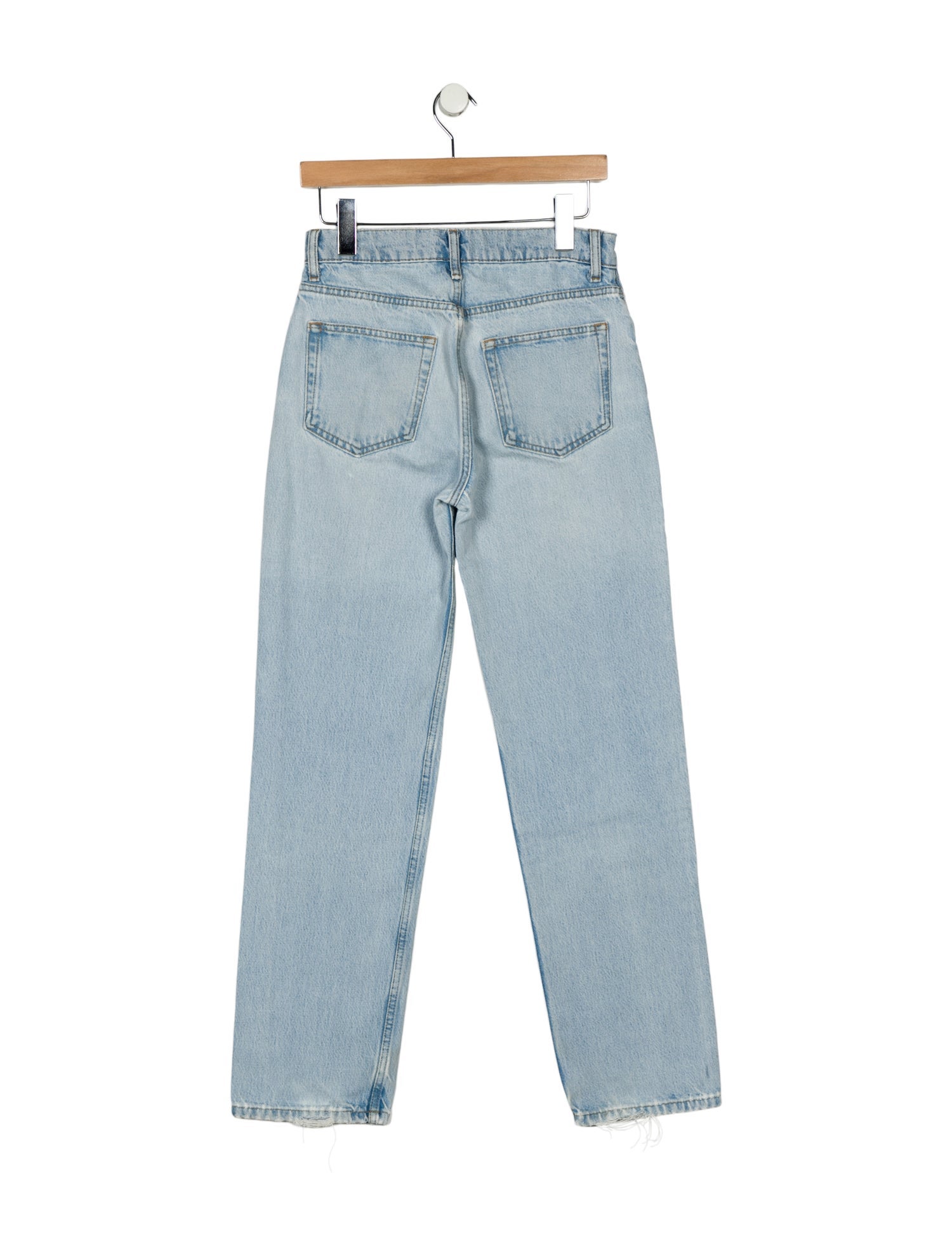 Reformation Mid-Rise Straight Leg Jeans