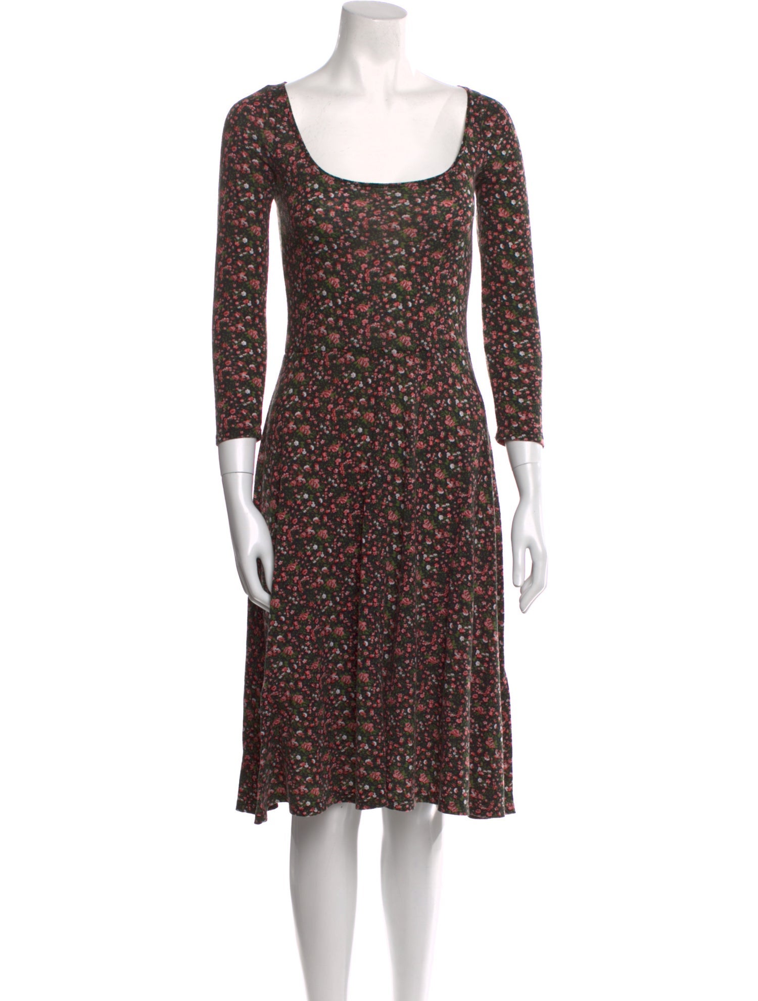 Reformation Floral Print Mini Dress