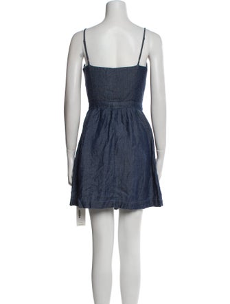 Reformation Square Neckline Mini Dress