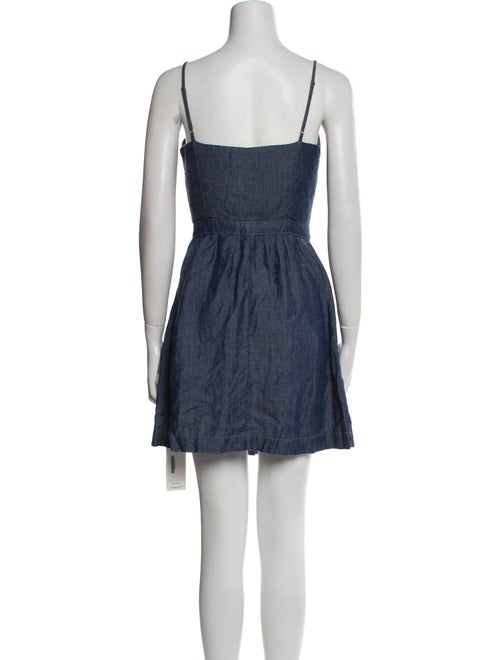 Reformation Square Neckline Mini Dress