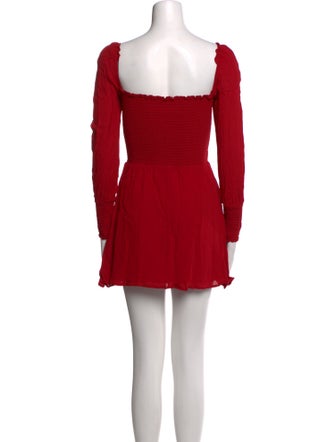 Reformation Square Neckline Mini Dress