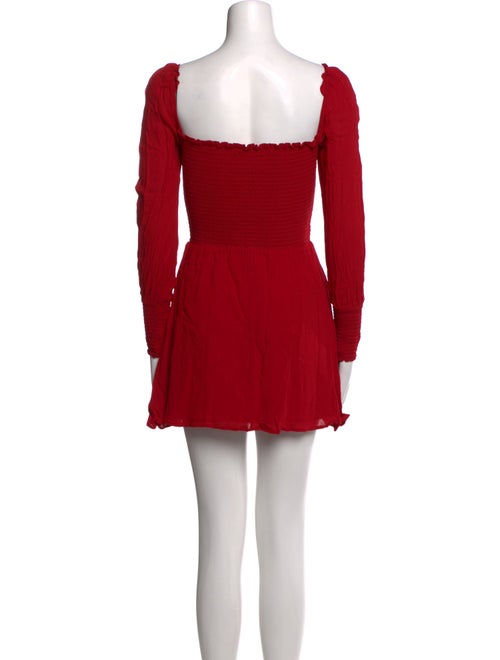 Reformation Square Neckline Mini Dress