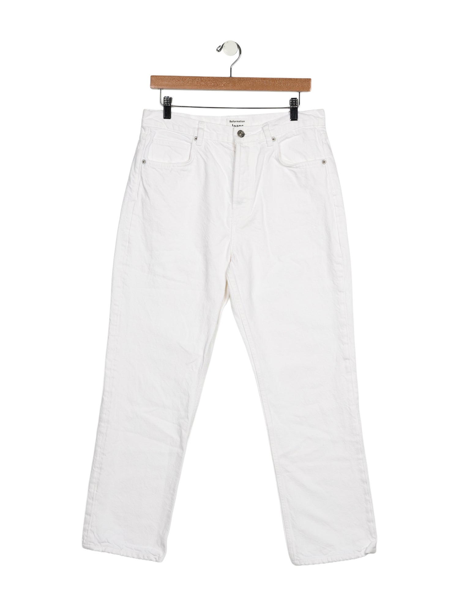 Reformation High-Rise Straight Leg Jeans