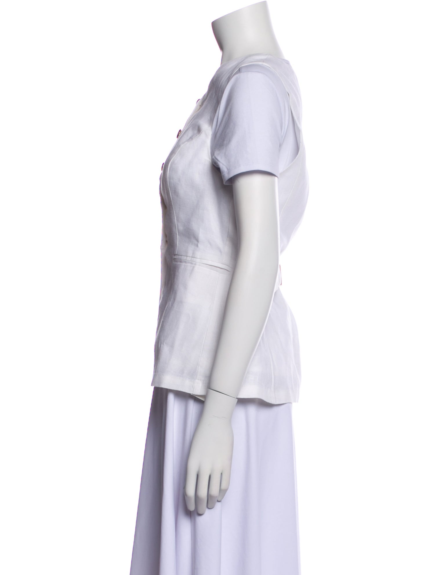 Reformation Linen Vest