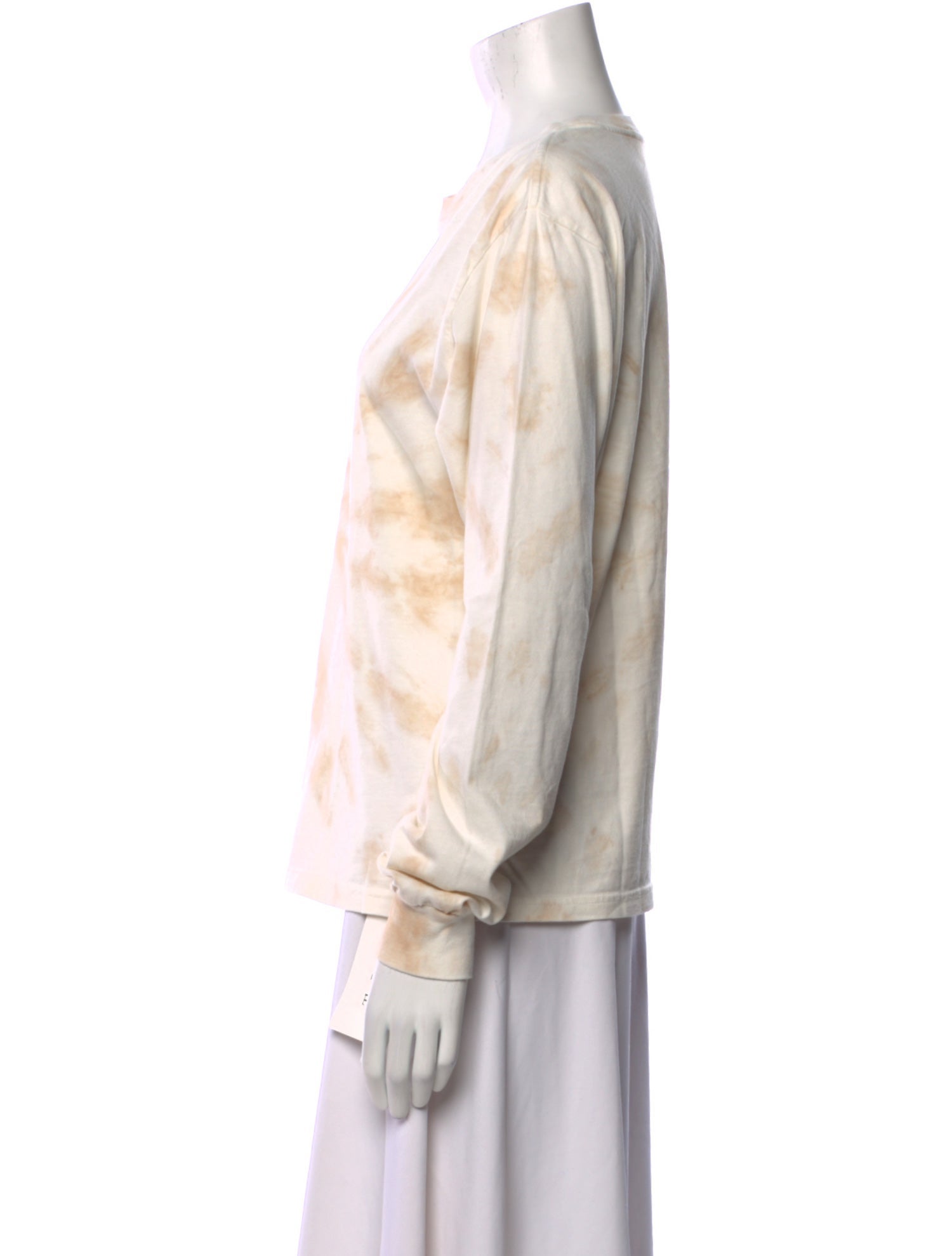 Reformation Tie-Dye Print Scoop Neck Sweatshirt