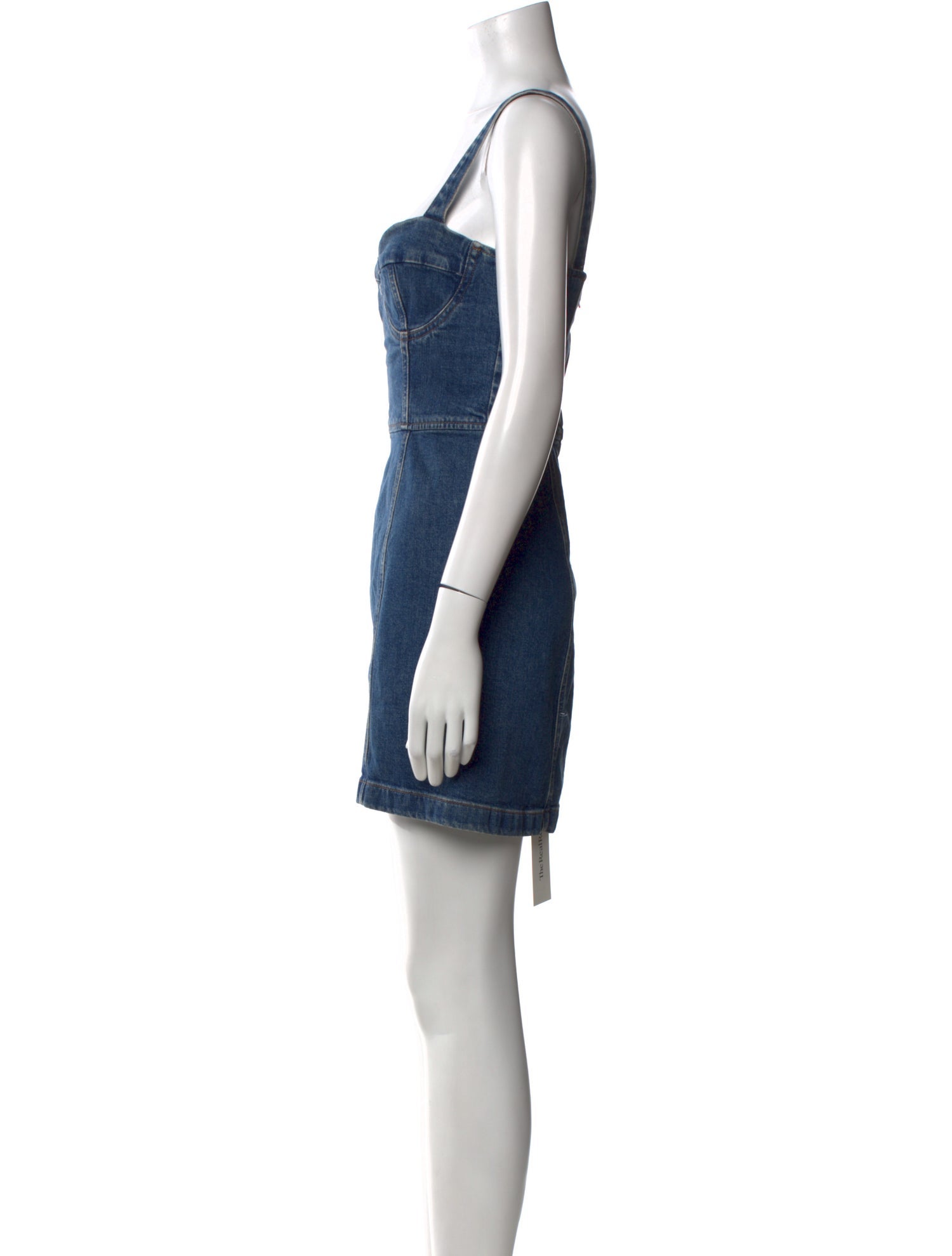 Reformation Square Neckline Mini Dress