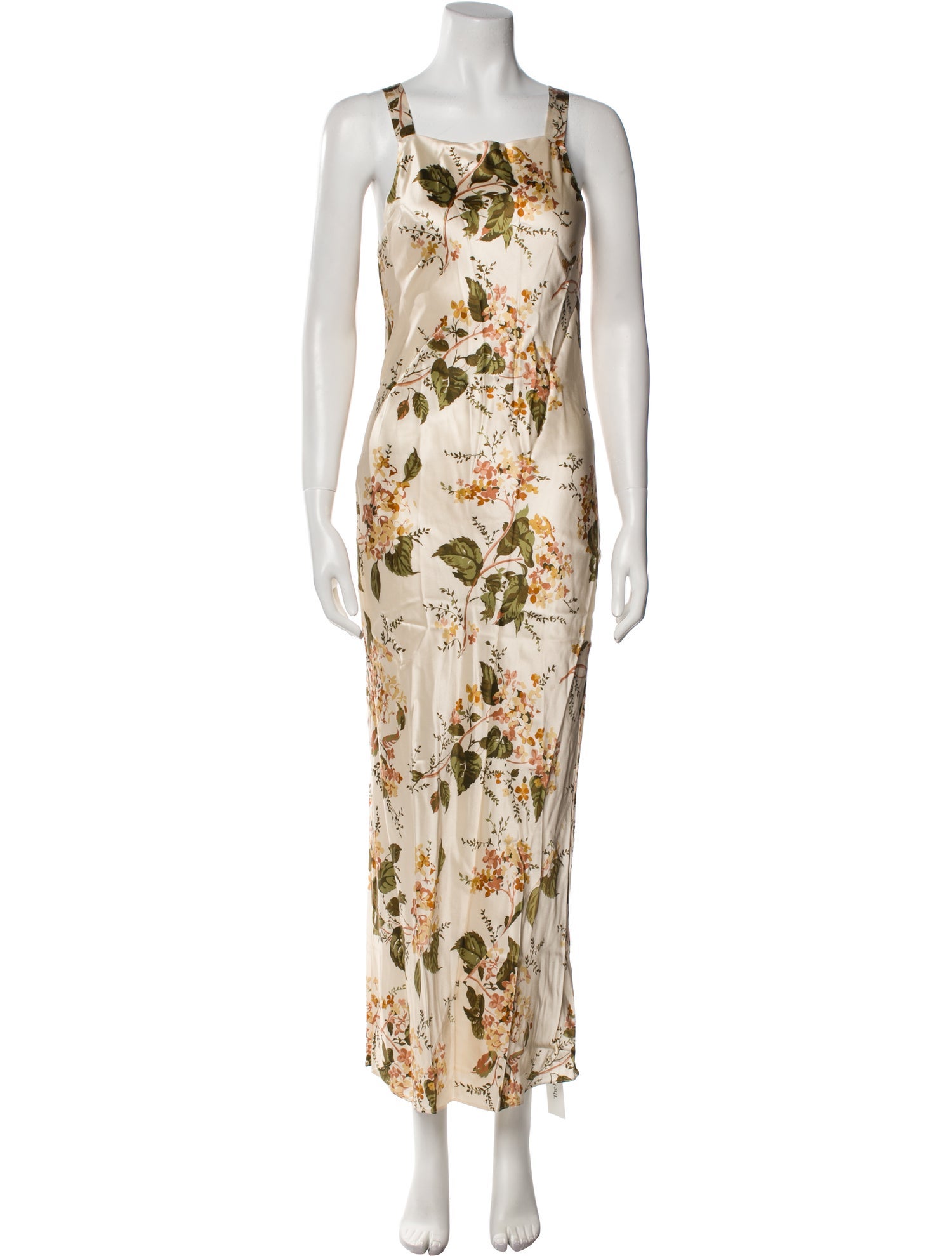 Reformation Silk Long Dress