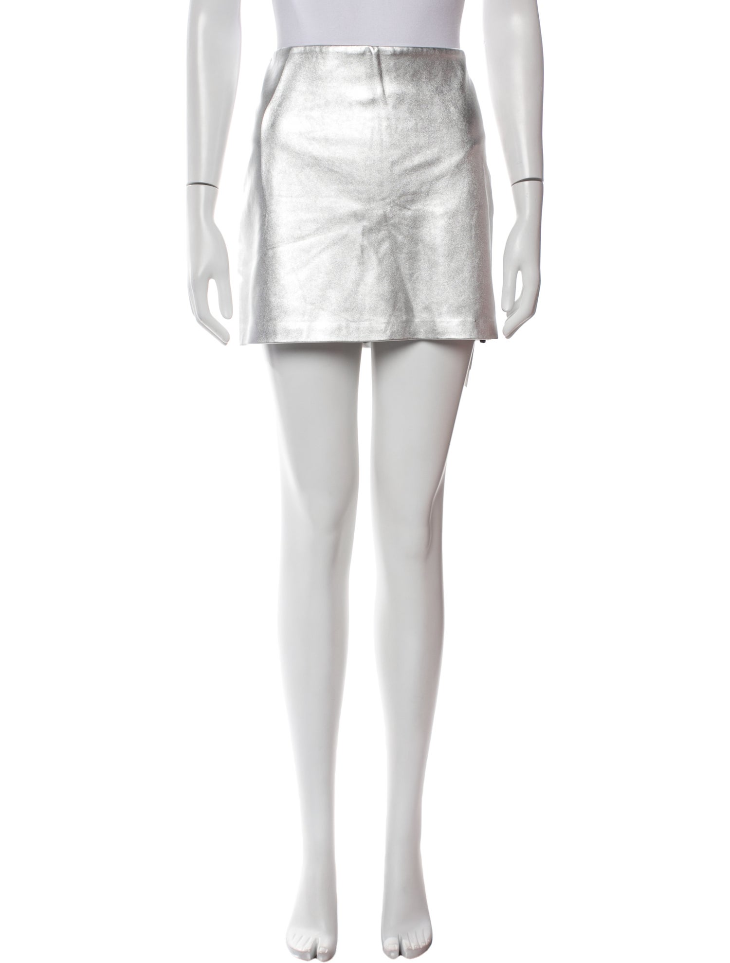 Reformation Leather Mini Skirt