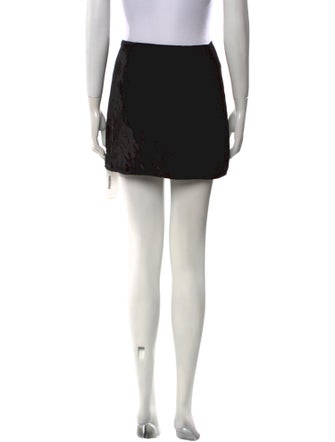 Reformation Velvet Mini Skirt