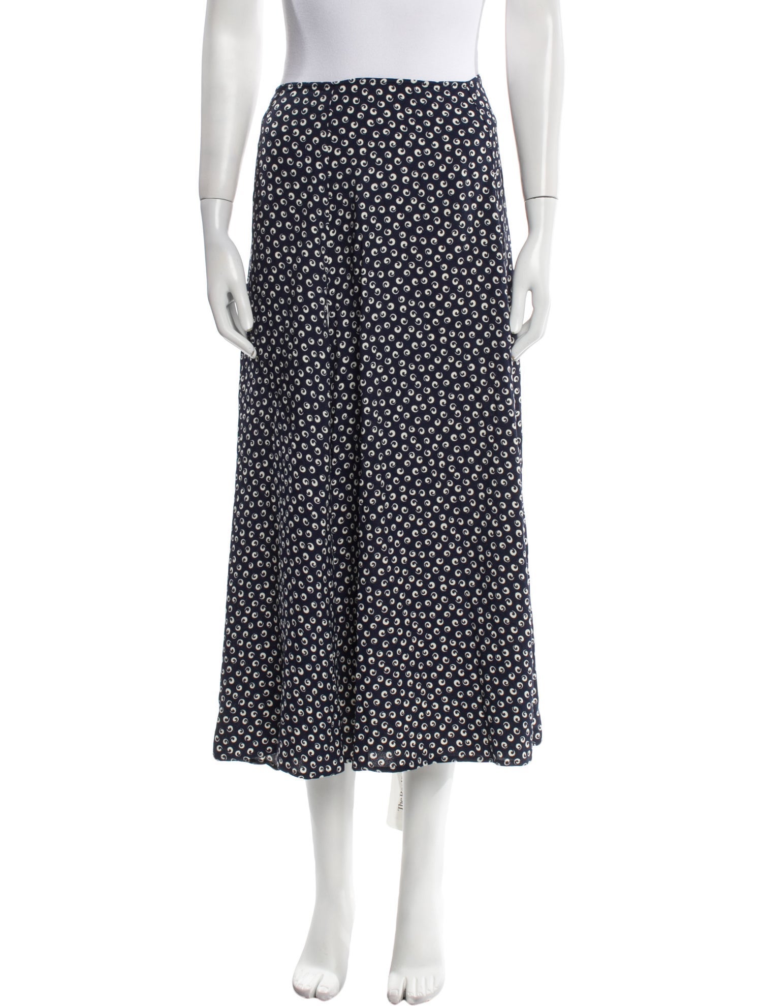 Reformation Polka Dot Print Midi Length Skirt w/ Tags
