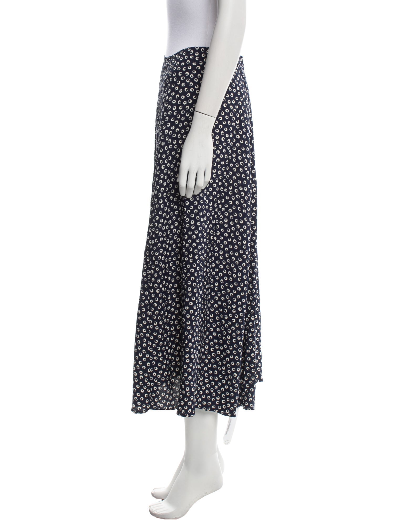 Reformation Polka Dot Print Midi Length Skirt w/ Tags