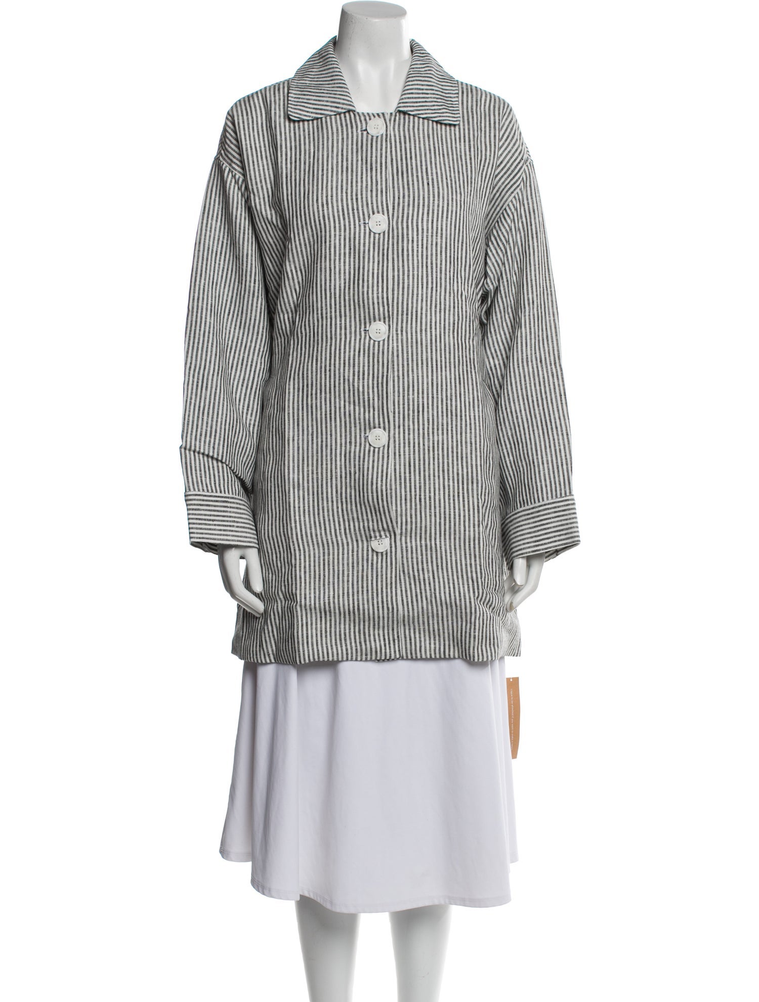 Reformation Linen Striped Coat w/ Tags