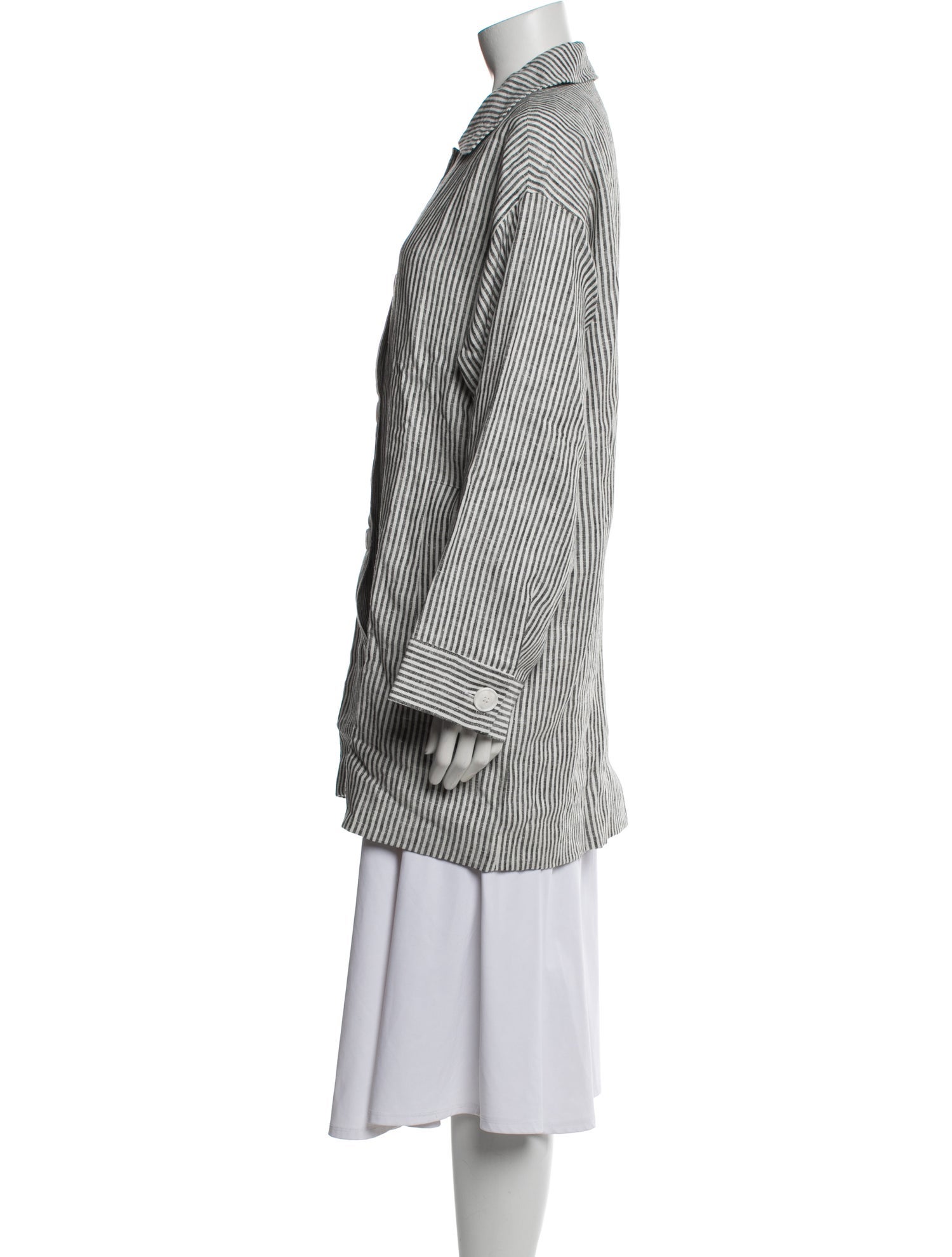 Reformation Linen Striped Coat w/ Tags