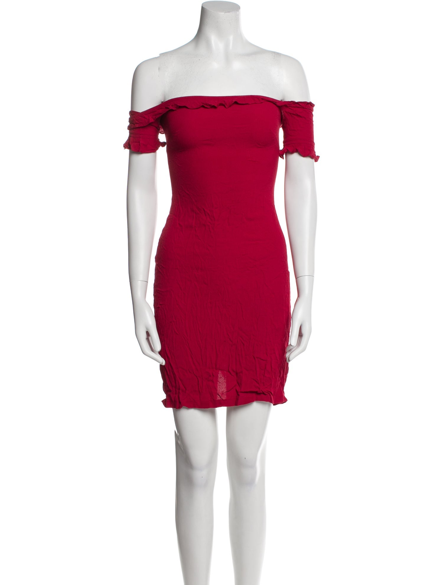 Reformation Off-The-Shoulder Mini Dress