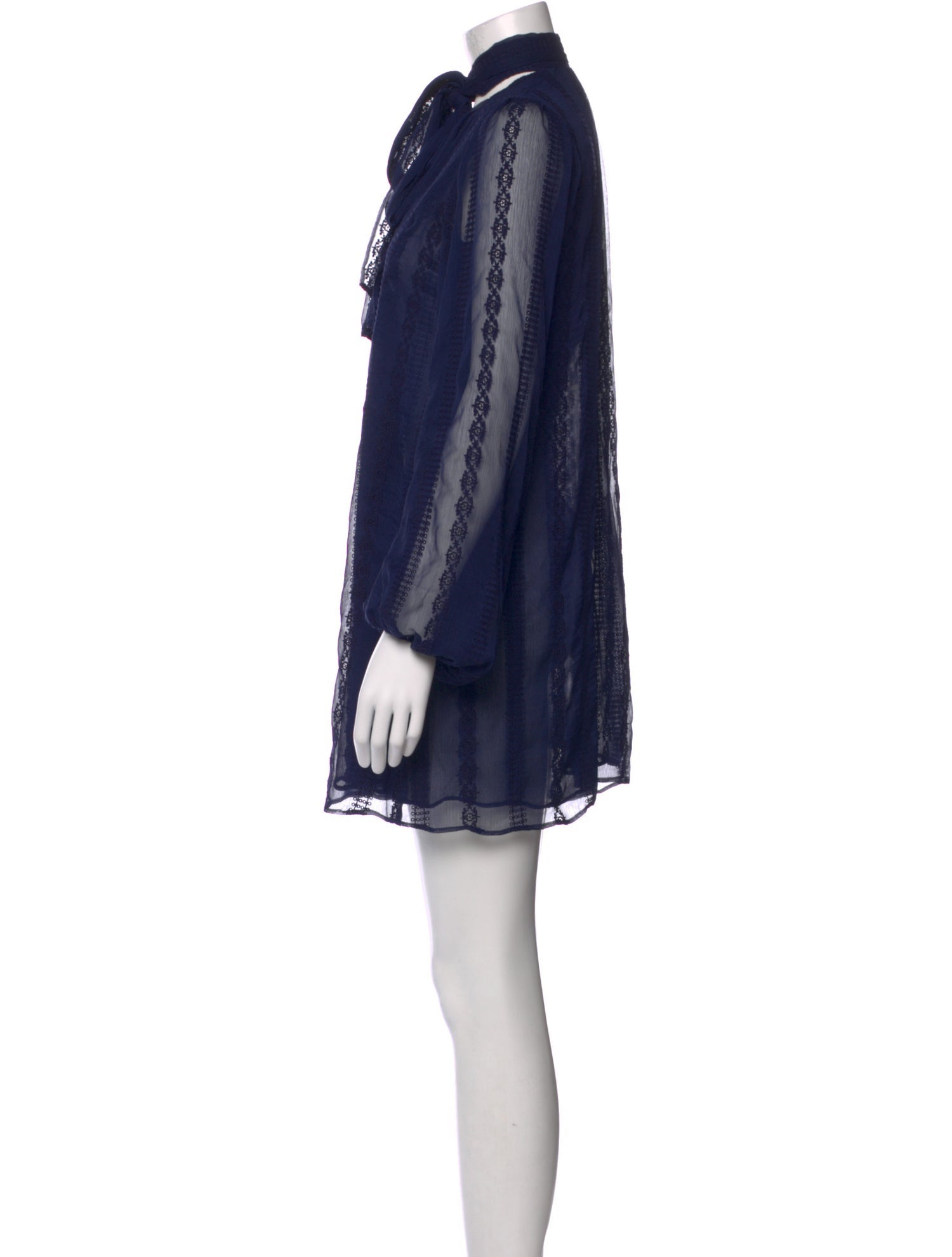 Reformation Mock Neck Mini Dress