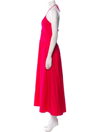 Reformation Halterneck Midi Length Dress