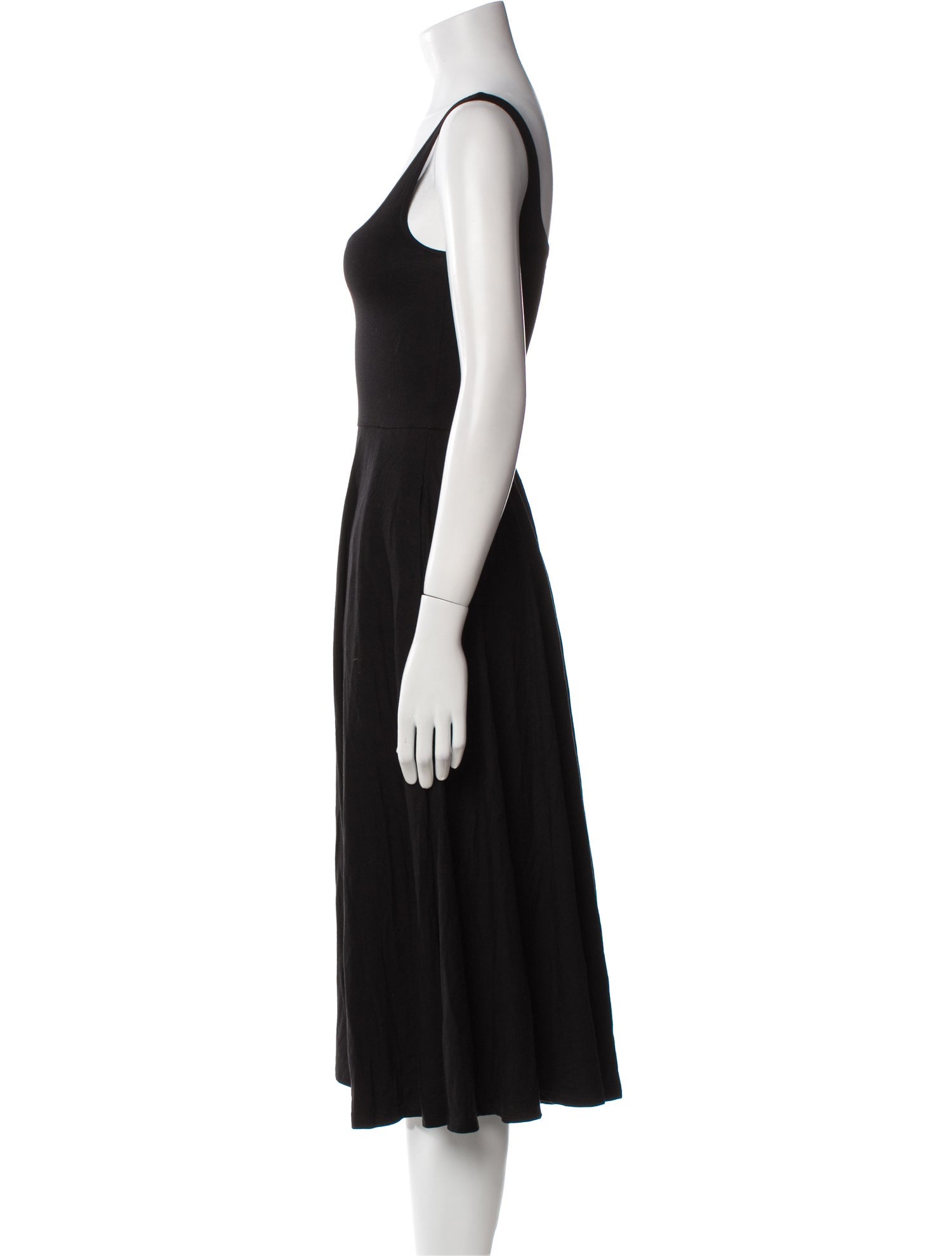 Reformation Square Neckline Midi Length Dress