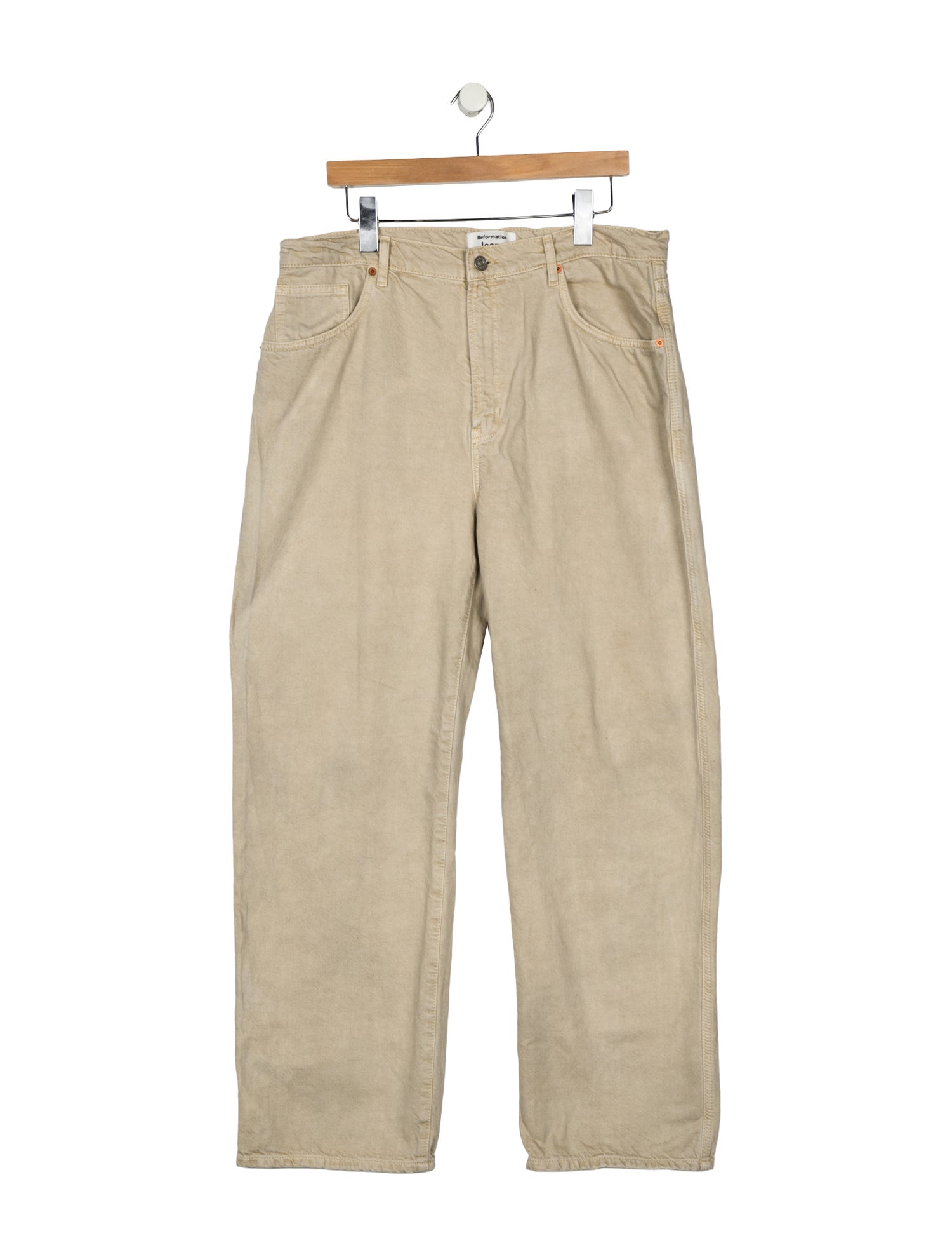 Reformation Straight-Leg Jeans