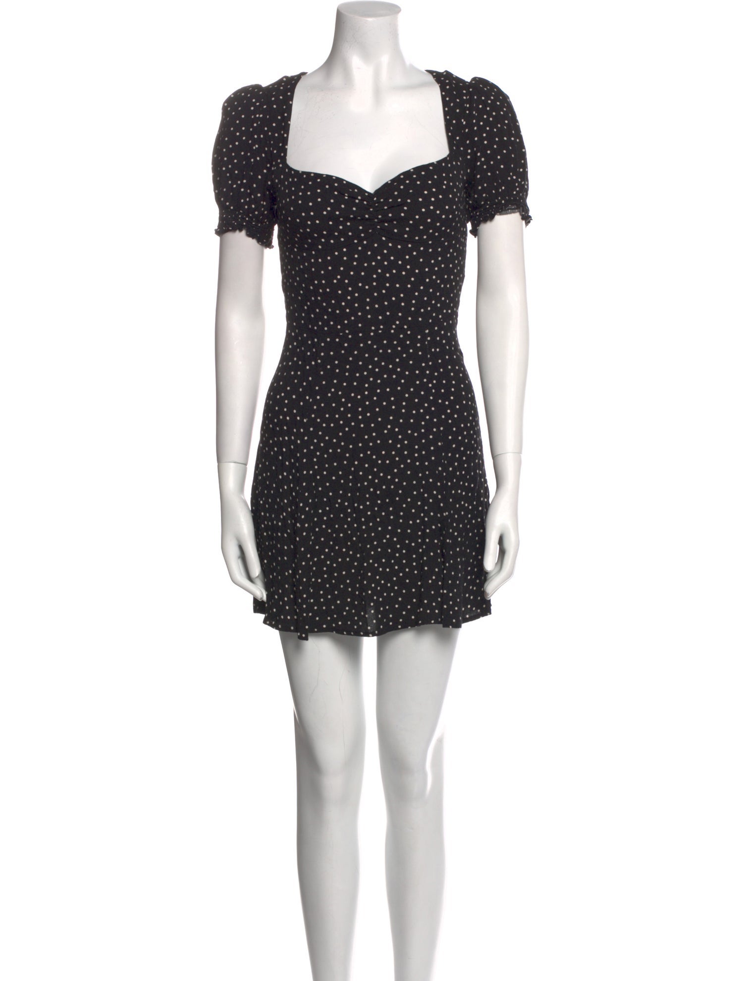 Reformation Polka Dot Print Mini Dress