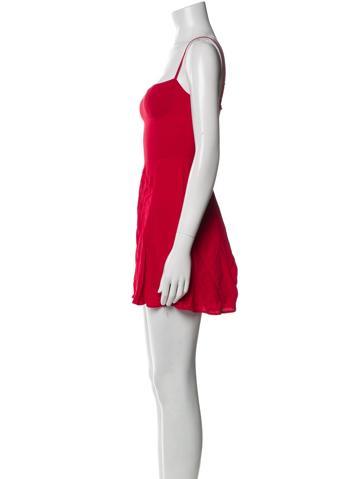 Reformation Square Neckline Mini Dress