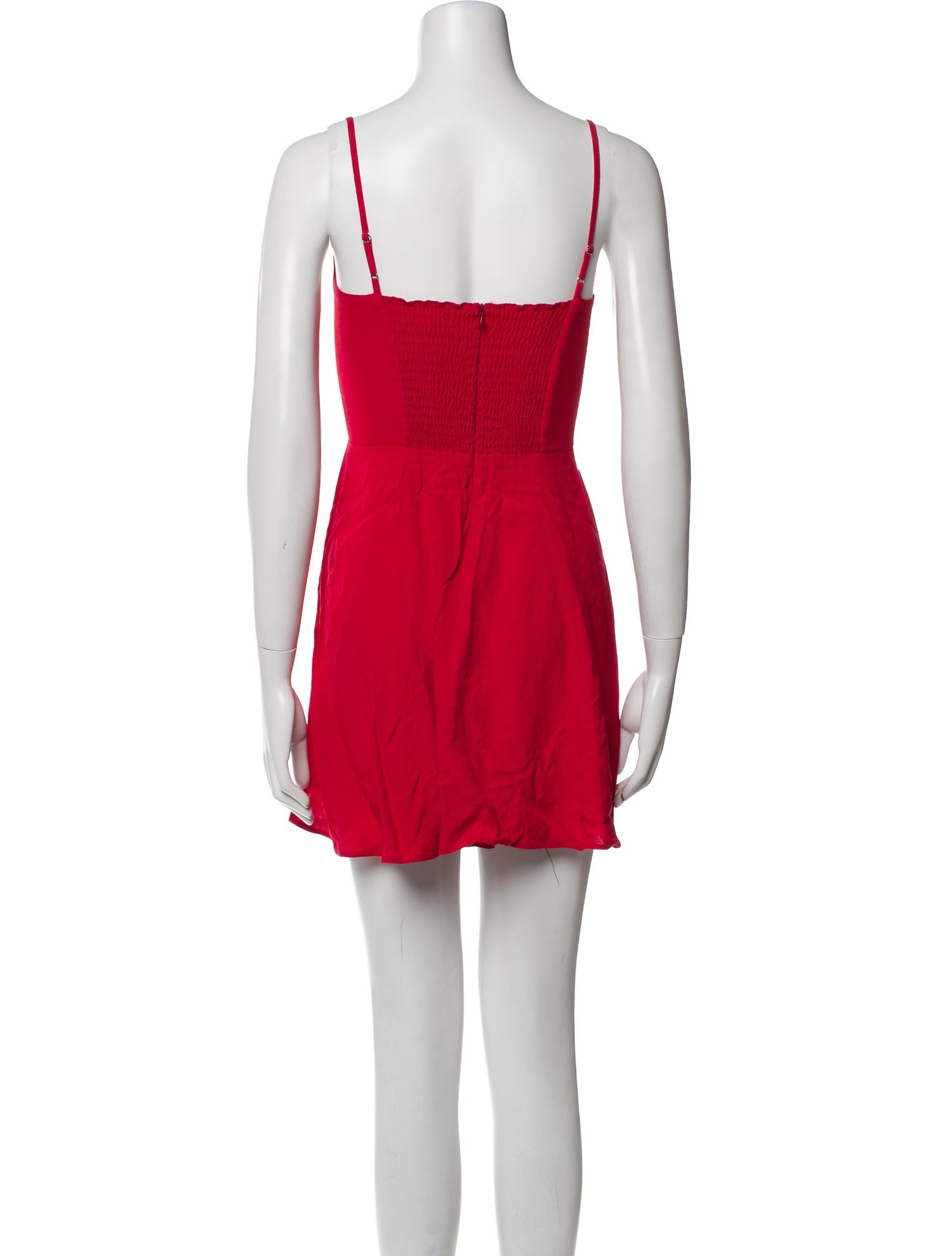 Reformation Square Neckline Mini Dress