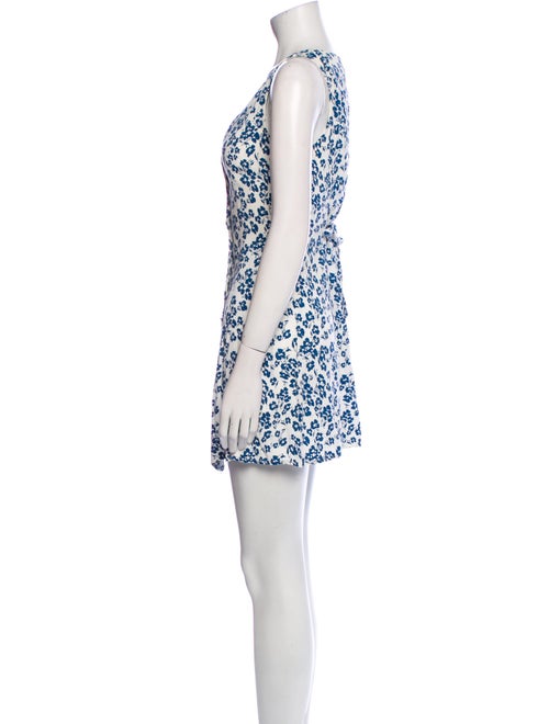 Reformation Floral Print Mini Dress