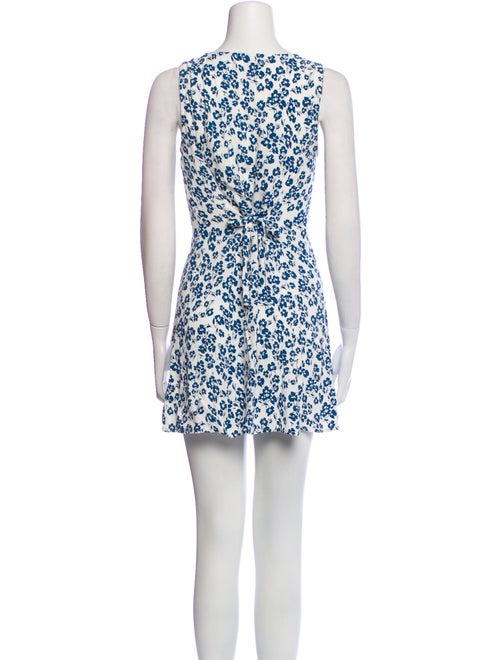 Reformation Floral Print Mini Dress