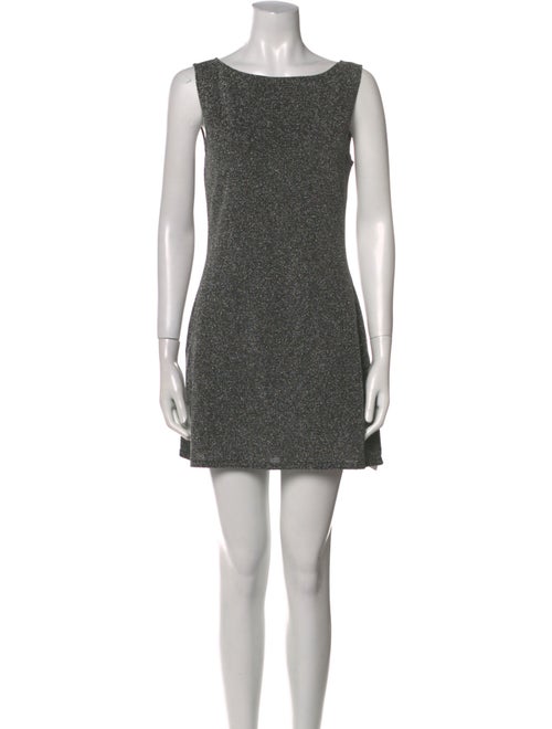 Reformation Bateau Neckline Mini Dress