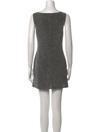 Reformation Bateau Neckline Mini Dress