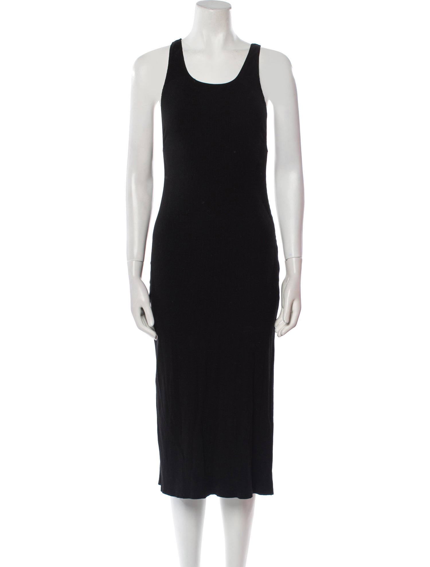 Reformation Scoop Neck Midi Length Dress