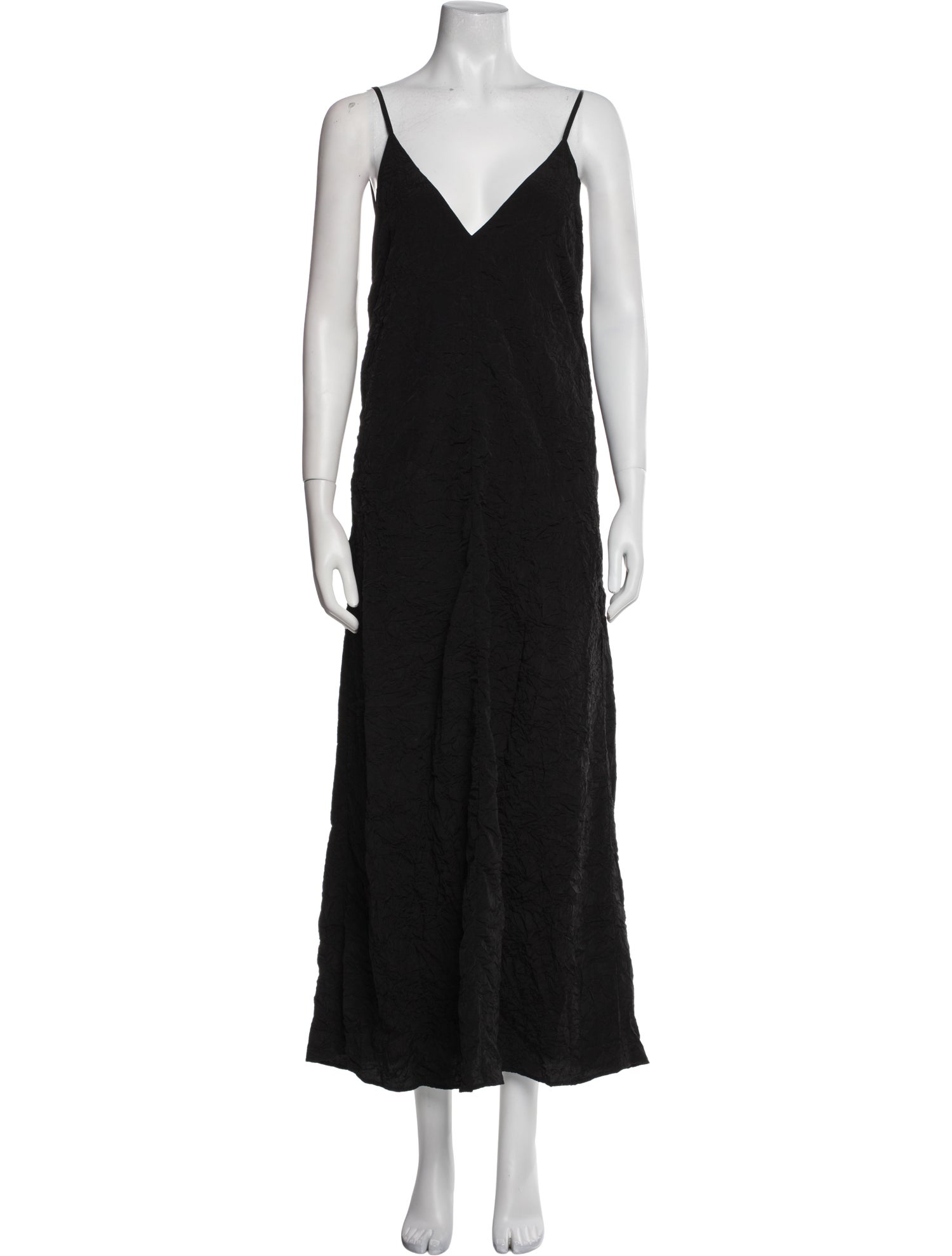 Reformation V-Neck Long Dress