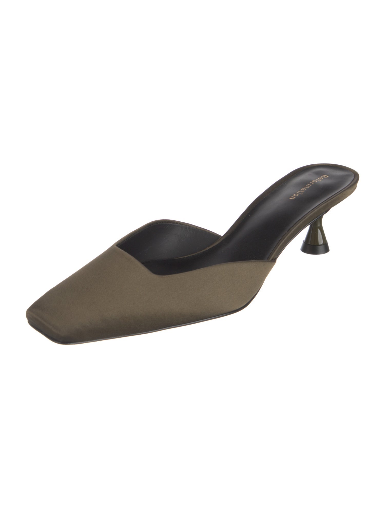 Reformation Satin Mules