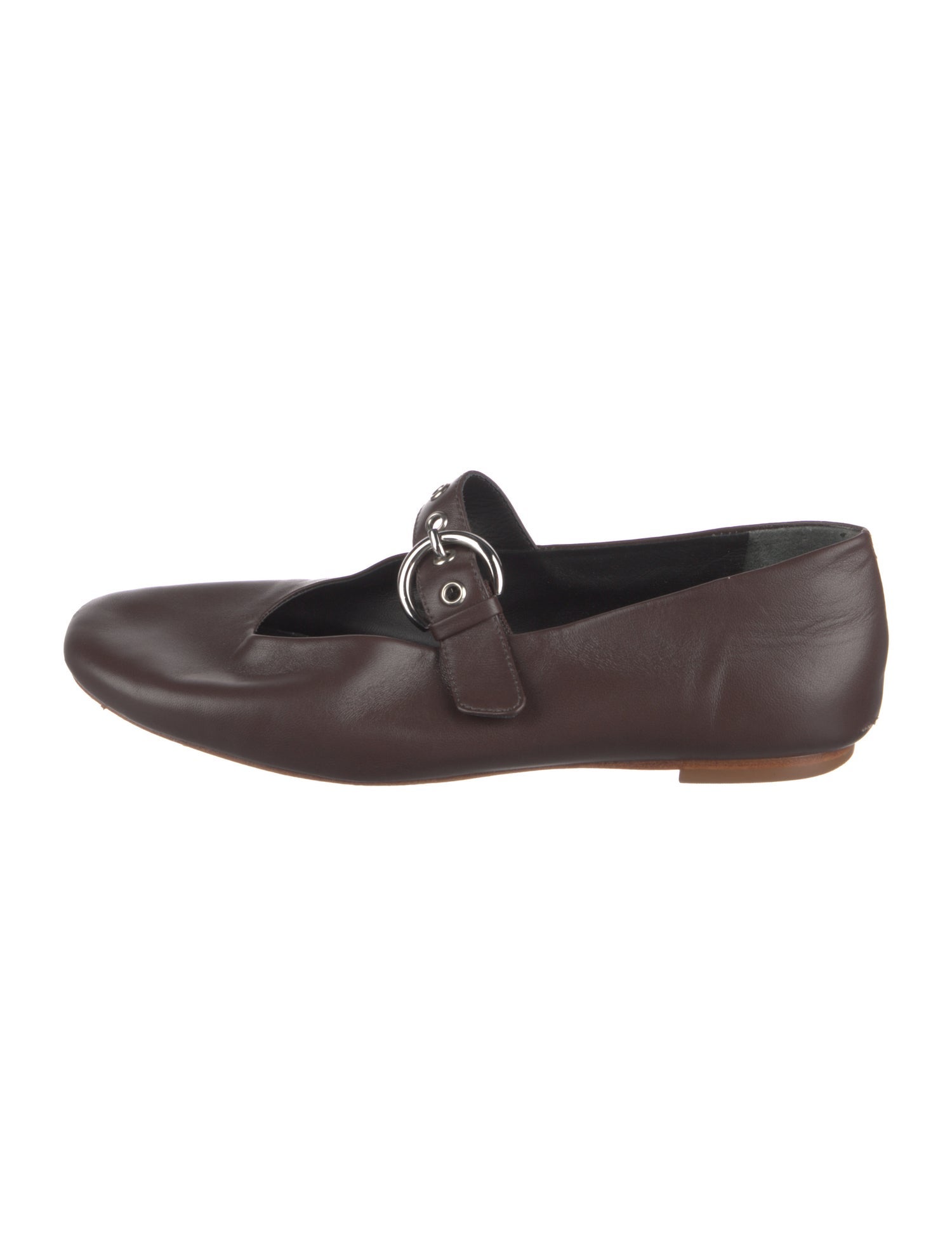 Reformation Leather Mary Jane Flats