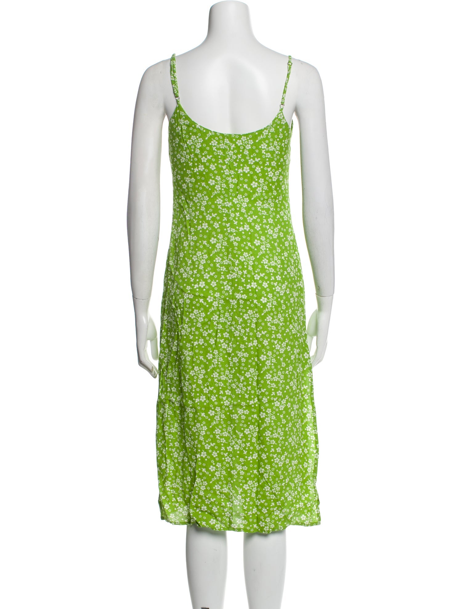 Reformation Floral Print Knee-Length Dress