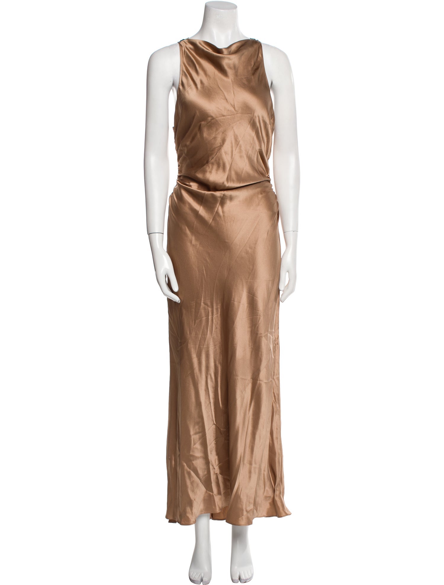 Reformation Silk Long Dress