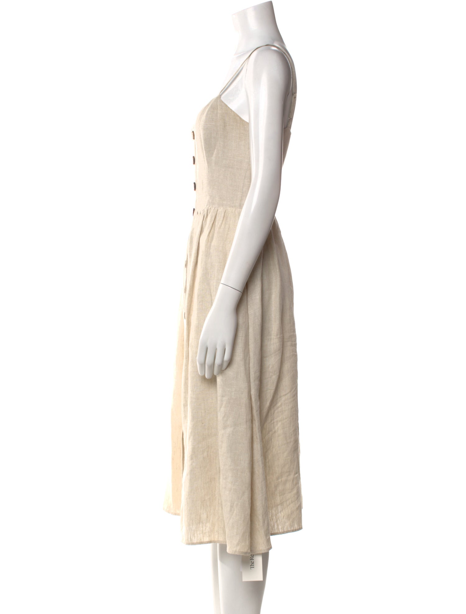 Reformation Linen Midi Length Dress