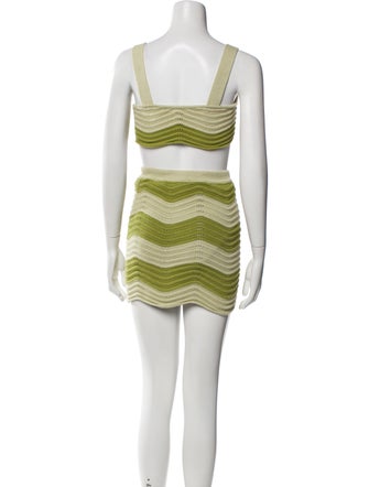 Reformation Striped Skirt Set