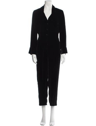 Reformation V-Neck Jumpsuit