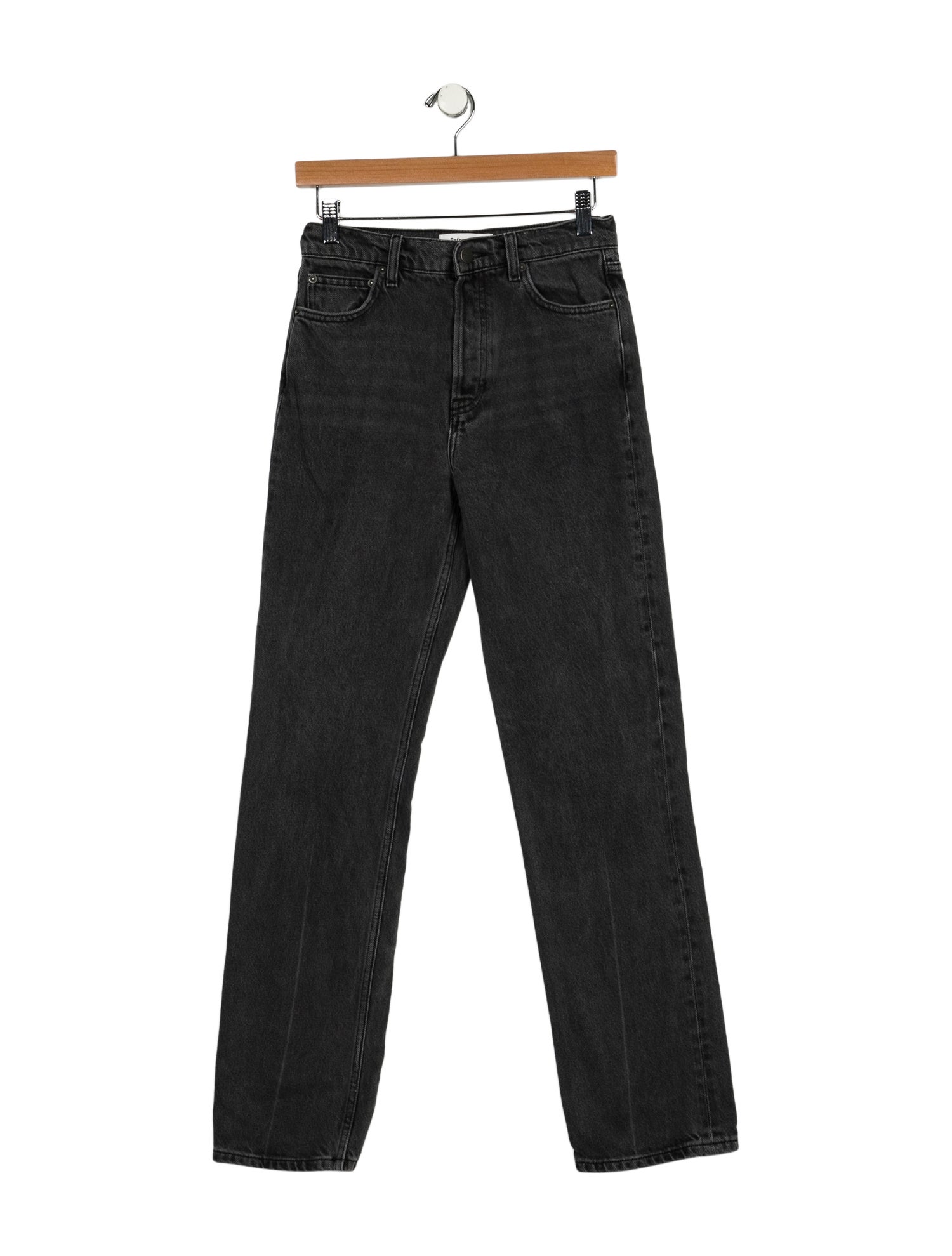 Reformation Mid-Rise Straight Leg Jeans