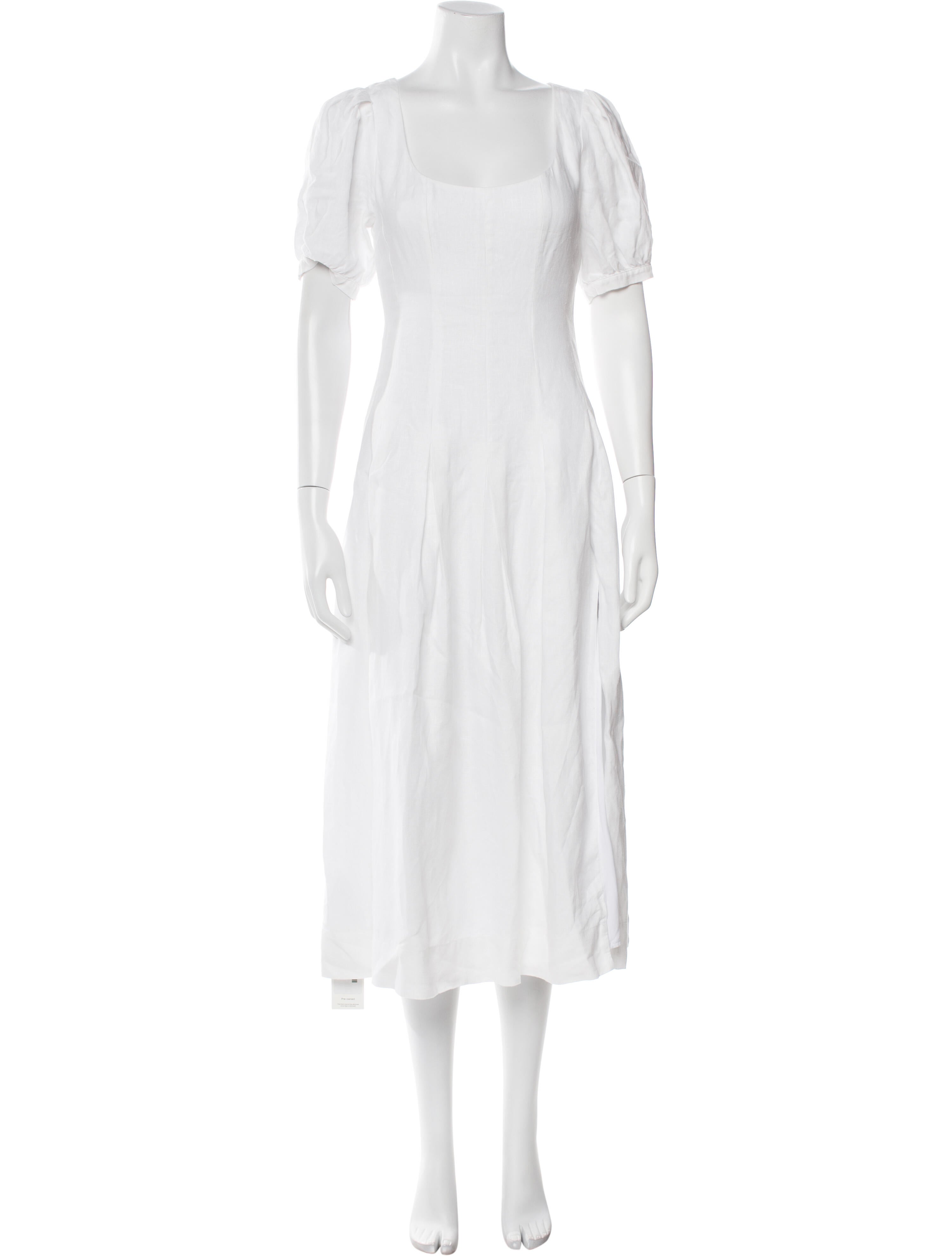 Reformation Linen Midi Length Dress