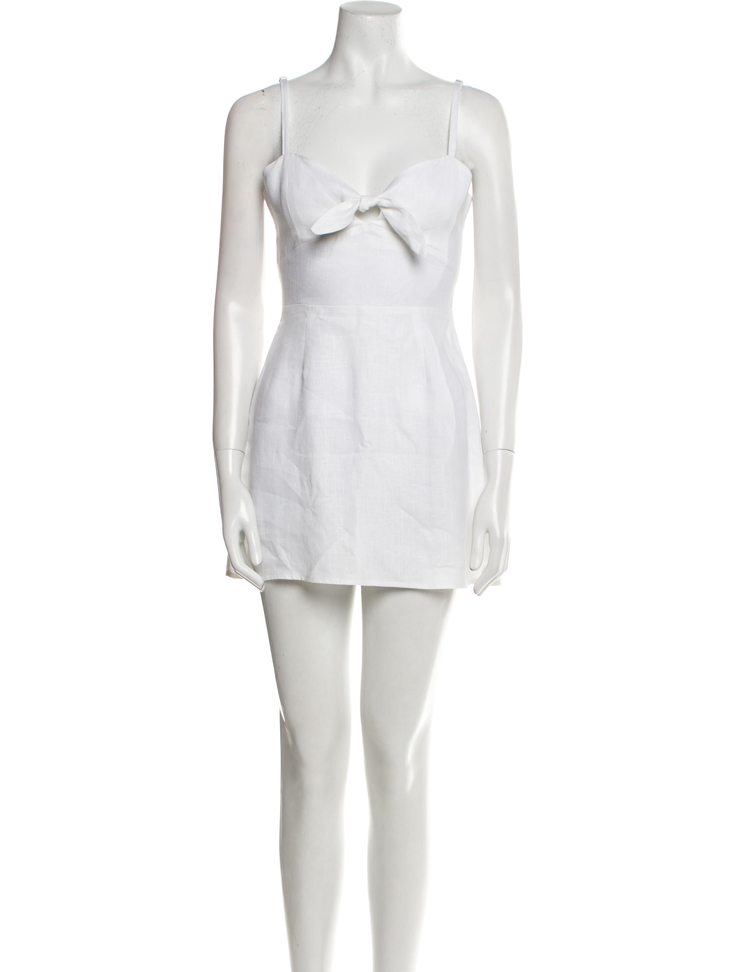 Reformation Square Neckline Mini Dress