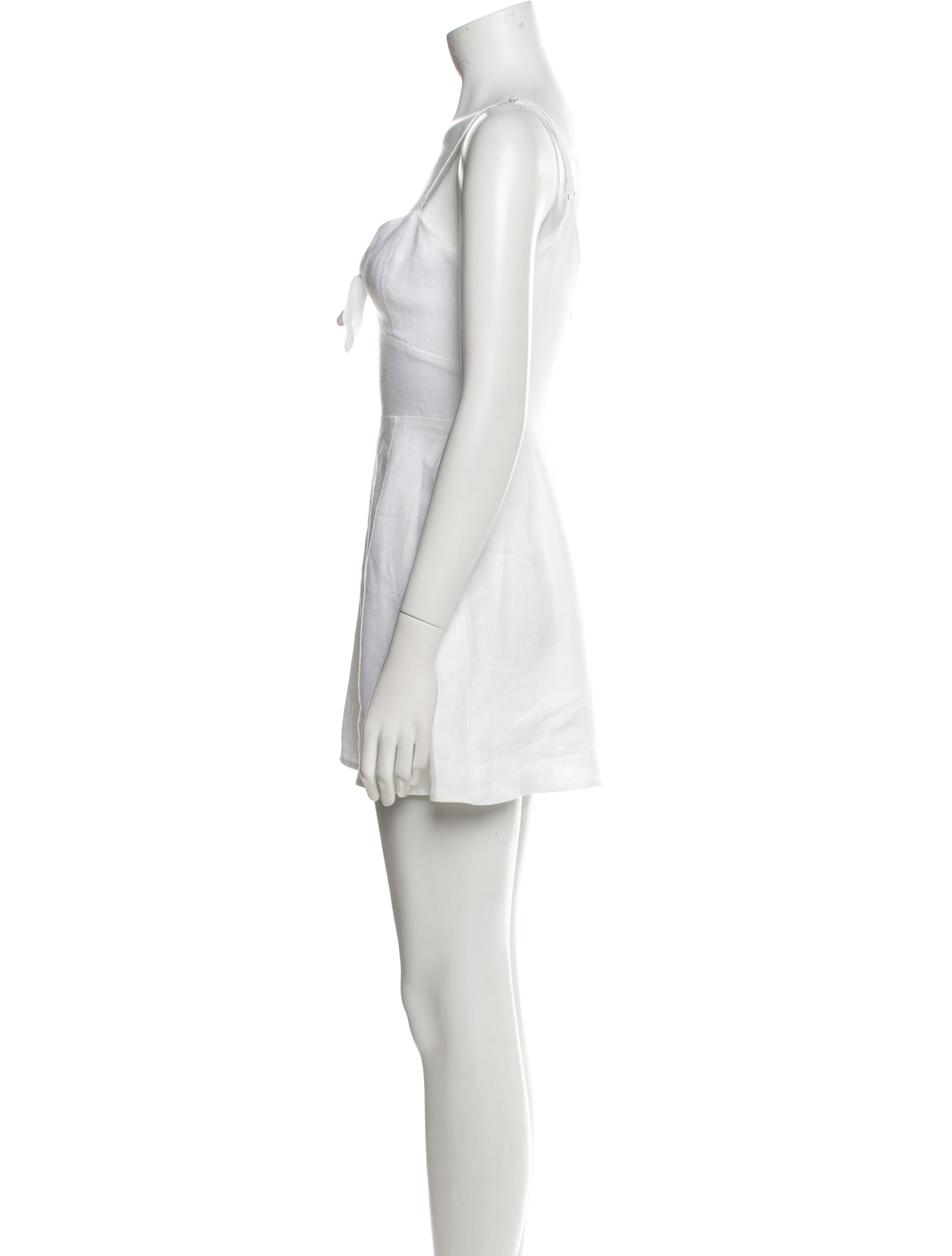 Reformation Square Neckline Mini Dress