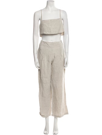 Reformation Linen Pant Set