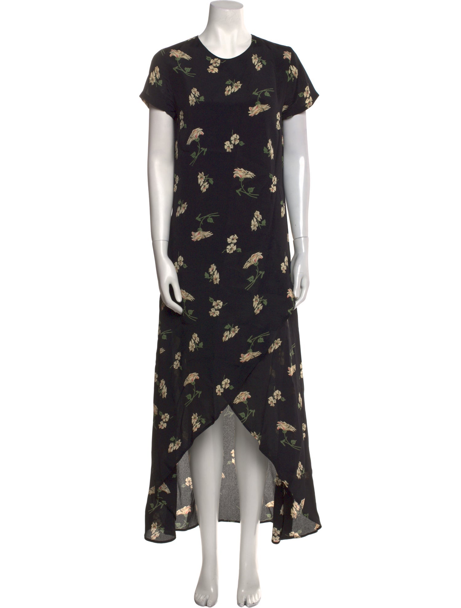 Reformation Floral Print Long Dress