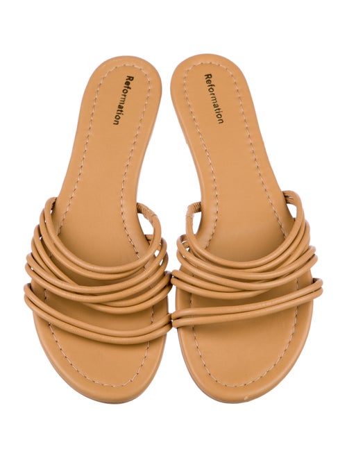Reformation Leather Slides