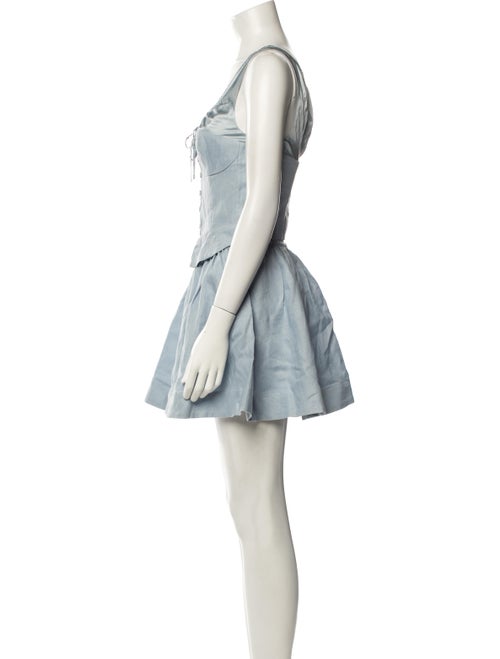 Reformation Linen Ruffle Embellishment Skirt Set