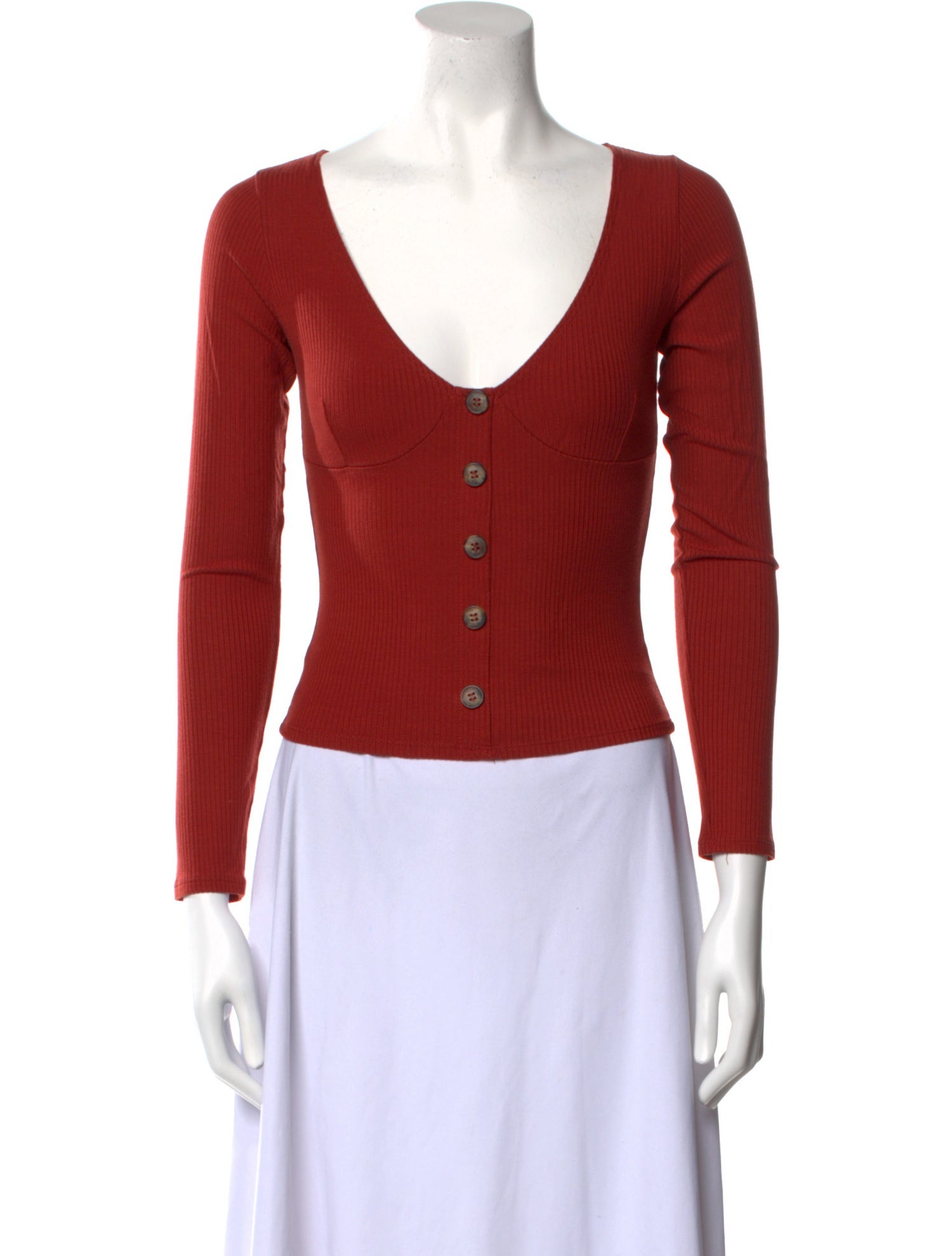 Reformation V-Neck Long Sleeve Top w/ Tags