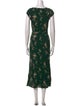 Reformation Floral Print Long Dress