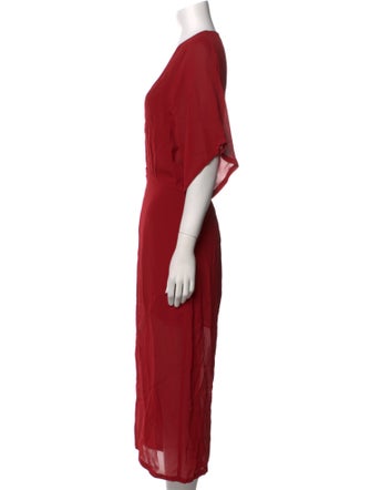 Reformation V-Neck Jumpsuit