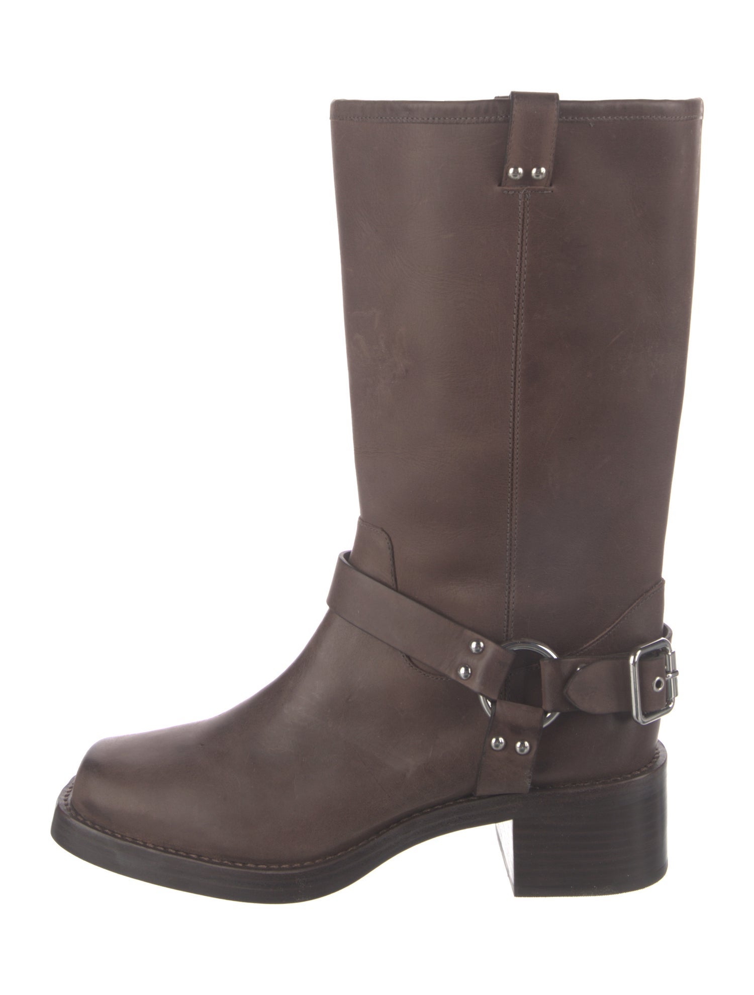 Reformation Leather Moto Boots